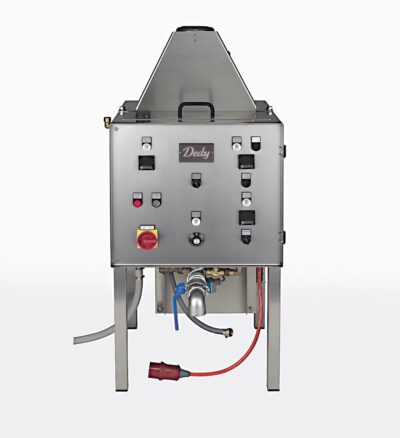 Chocolate tempering machine for large batches, 150kg capacity, water cooled - DED TEM_120