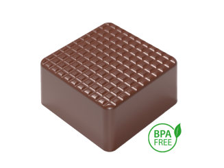Hans Brunner Frame-Moulds - Square-praline - OSE-0003-PC - Dimensions: Length: 23 mm, Width: 23 mm, Height: 12 mm, Weight: 7 grs