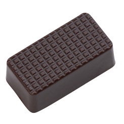 Hans Brunner One-Shot - Rectangular praline - OSE-0005-NT-PC15 - Dimensions: Length: 31 mm, Width: 16 mm, Height: 12 mm