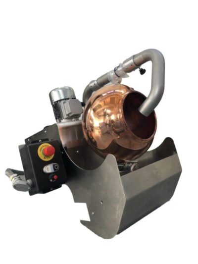 Chocolate panning & sugar panning machine - 3kg capacity - gas - RC_CW_SW_3