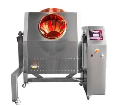 Sugar panning machine - 40kg capacity - gas - with tilt to empty function - RC_SWEET_40 +