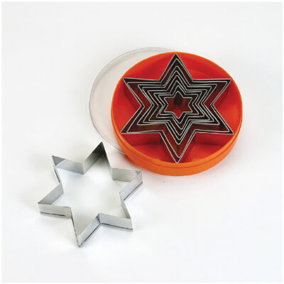 Chocolate World - S02006 - Set of pastry cutters star