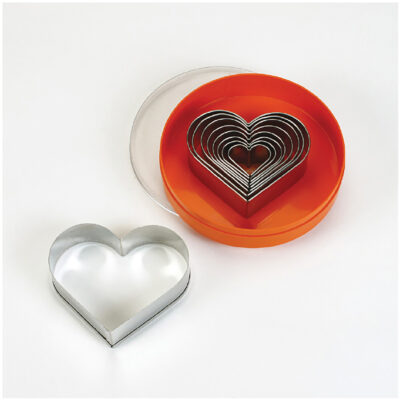 Chocolate World - S02007 - Set of pastry cutters heart